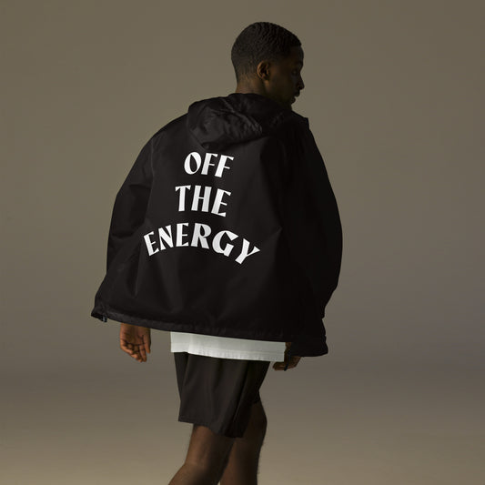 Off The Energy Unisex lightweight zip up windbreaker